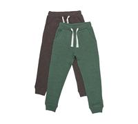 MINYMO Boy's Basic 36-Sweat (2-Pack) Casual Pants, Grün, 116 (2er Pack)