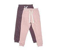MINYMO Girl's Basic 37-Sweat Pant (2-Pack) Sweatpants, Misty Rose, 116 (2er Pack)