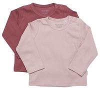 Minymo - Kid's Blouse L/S (2-Pack) - Longsleeve, Gr. 56, rosa (VioletIce)