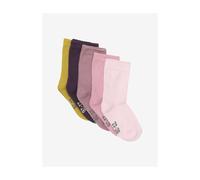 Minymo Ankle Sock - Multi (5-pack) shadow purple (664) 23\26