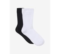 Minymo Ankle Sock - rib (2-pack) black (106) 19\22