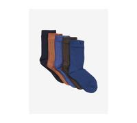 Minymo Ankle Sock - rib (5-pack) total eclipse (870) 19\22