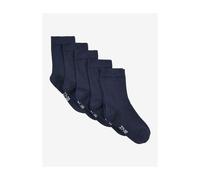 Minymo Ankle Sock -solid (5-pack) dark navy (778) 19\22