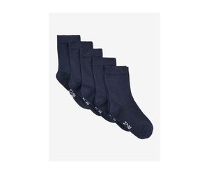 Minymo Ankle Sock -solid (5-pack) dark navy (778) 19\22