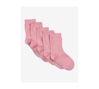 Minymo Ankle Sock -solid (5-pack) rose (509) 27\30