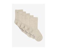 Minymo Ankle Sock -solid (5-pack) sand melange (2601) 23\26