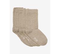 Minymo Ankle Sock -solid (5-pack) silver mink melange (235) 35\38