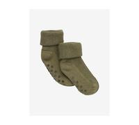 Minymo Baby rib Sock w. ABS (2-pack) dried herb (954) 23\26