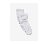 Minymo Baby rib Sock w. ABS (2-pack) hell grau melange (100) 19\22