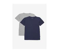 Minymo Basic 32 -t-shirt SS (2-pack) dark navy (778) 104