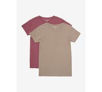Minymo Basic 33 -t-shirt SS (2-pack) apple butter (4640) 146