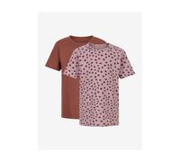 Minymo Basic 33 -t-shirt SS (2-pack) violet ice (530) 140