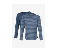 Minymo Basic 34 -t-shirt LS (2-pack) new navy (713) 122