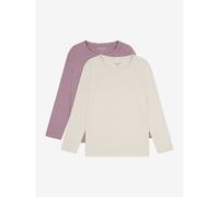 Minymo Basic 35 -t-shirt LS (2-pack) elderberry (6700) 104