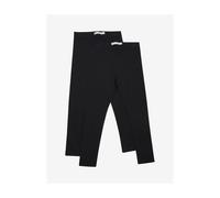 Minymo Basic Leggings (2-pack) anthracite black (193) 128