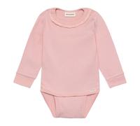 MINYMO Body langarm Rippqualität 80 rosa