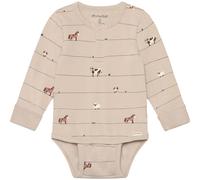 Minymo Body LS AOP feather gray (1206) 86