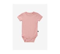 Body kurzarm rosa aus super weicher Bambus-Viskose 80