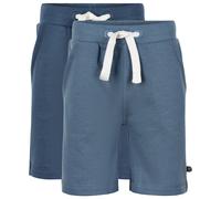 Minymo Sweatshorts Basic 53 2er-Pack Jungen Größe 140 Blau (NewNavy)