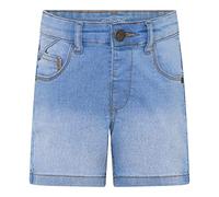 Jeansshorts MINYMO "Shorts MIShorts", Jungen, Gr. 140, N-Gr, blau (light dusty blau), Obermaterial: 80% Baumwolle CO. 19% Polyester PES. 1% Elasthan EL., unifarben, casual, regular fit, Jeans (3415112