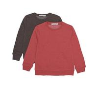 MINYMO Boy's Sweatshirt Boys (2-Pack) Shirt, Tomato Puree, 86 (2er Pack)