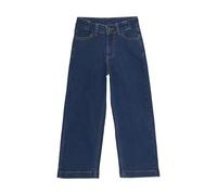 Regular-fit-Jeans MINYMO "Regular-fit-Jeans MIJeans wide loose fit", Mädchen, Gr. 134, N-Gr, blau (denim), Obermaterial: 80% Baumwolle CO. 19% Polyester PES. 1% Elasthan EL., Jeans (75462225-134) deni