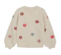 Minymo - Girl's Pullover Knit - Pullover, Gr. 122, beige (Sandshell)