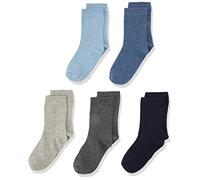 MINYMO Jungen Ankle - Multi (5-pack) Socken, Mehrfarbig (Dark Navy 778), 23-26 EU