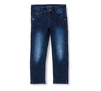 MINYMO Jungen Jeans Stretch Slim Fit Pants, Dark Blue Denim, 134 EU