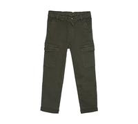 Cargohose MINYMO "Cargohose MIPants", Mädchen, Gr. 122, N-Gr, grün (olive night), Obermaterial: 97% Baumwolle CO. 3% Elasthan EL., Hosen Cargohose (69203516-122) olive night