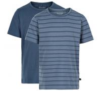Minymo - Kid's Basic 32 -T-Shirt S/S (2-Pack) - T-Shirt, Gr. 80, blau/grau (NewNavy)