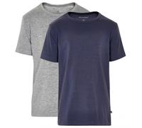 Minymo - Kid's Basic 32 -T-Shirt S/S (2-Pack) - T-Shirt, Gr. 92, blau (DarkNavy)