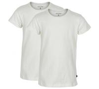 Minymo - Kid's Basic 33 -T-Shirt S/S (2-Pack) - T-Shirt, Gr. 86, weiß/grau (White)