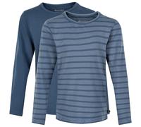 Minymo - Kid's Basic 34 -T-shirt L/S (2-pack) - Longsleeve, Gr. 116, blau (NewNavy)