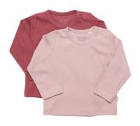 Minymo - Kid's Blouse L/S (2-Pack) - Longsleeve, Gr. 62, rosa (VioletIce)
