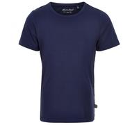 Minymo - Kid's Blouse S/S - Bamboo - T-Shirt, Gr. 86, blau (DarkNavy)