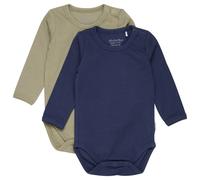 Minymo - Kid's Body L/S (2-Pack) - Alltagsunterwäsche, Gr. 56, blau (DarkNavy)