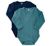 Minymo - Kid's Body L/S (2-Pack) - Alltagsunterwäsche, Gr. 92, türkis (GoblinBlue)