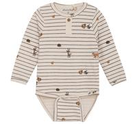 Minymo - Kid's Body L/S AOP - Alltagsunterwäsche, Gr. 74, beige (Sandshell)