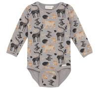 Minymo - Kid's Body L/S AOP Sweat - Alltagsunterwäsche, Gr. 86, grau (Cloudburst)