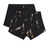 Minymo - Kid's Boxers AOP No. 134071 2-Pack - Unterhose, Gr. 104, schwarz (TapShoe)