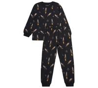 Minymo - Kid's Pyjamas L/S Set AOP No. 134069 - Schlafanzug, Gr. 92, schwarz (TapShoe)