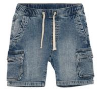Minymo - Kid's Shorts Sweat Denim - Shorts, Gr. 128, grau/blau (BlueNights)