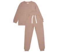 Minymo - Kid's Sweat Set - Bekleidungsset, Gr. 140, braun (Fossil)
