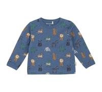 Minymo - Kid's T-Shirt L/S AOP - Longsleeve, Gr. 74, blau (ChinaBlue)