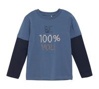 Minymo - Kid's T-Shirt L/S No. 134003 - Longsleeve, Gr. 116, blau (ChinaBlue)