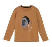 Minymo - Kid's T-Shirt L/S No. 134032 - Longsleeve, Gr. 116, braun (BrownSugar)
