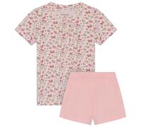 Minymo - Kid's T-Shirt+Short Set AOP 124381 - Overall, Gr. 116, rosa (RaindropsOnRoses)