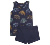 Minymo - Kid's Underwear Set AOP Boys - Alltagsunterwäsche, Gr. 98, blau (ParisianNight)
