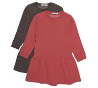 MINYMO Kinder 2er Pack Kleid in Sweat Qualität